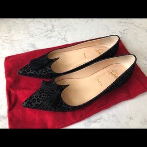 Christian Louboutin Black Flats - 39.5
